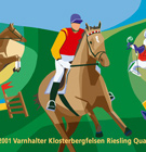 Weinetikett Pferdesport